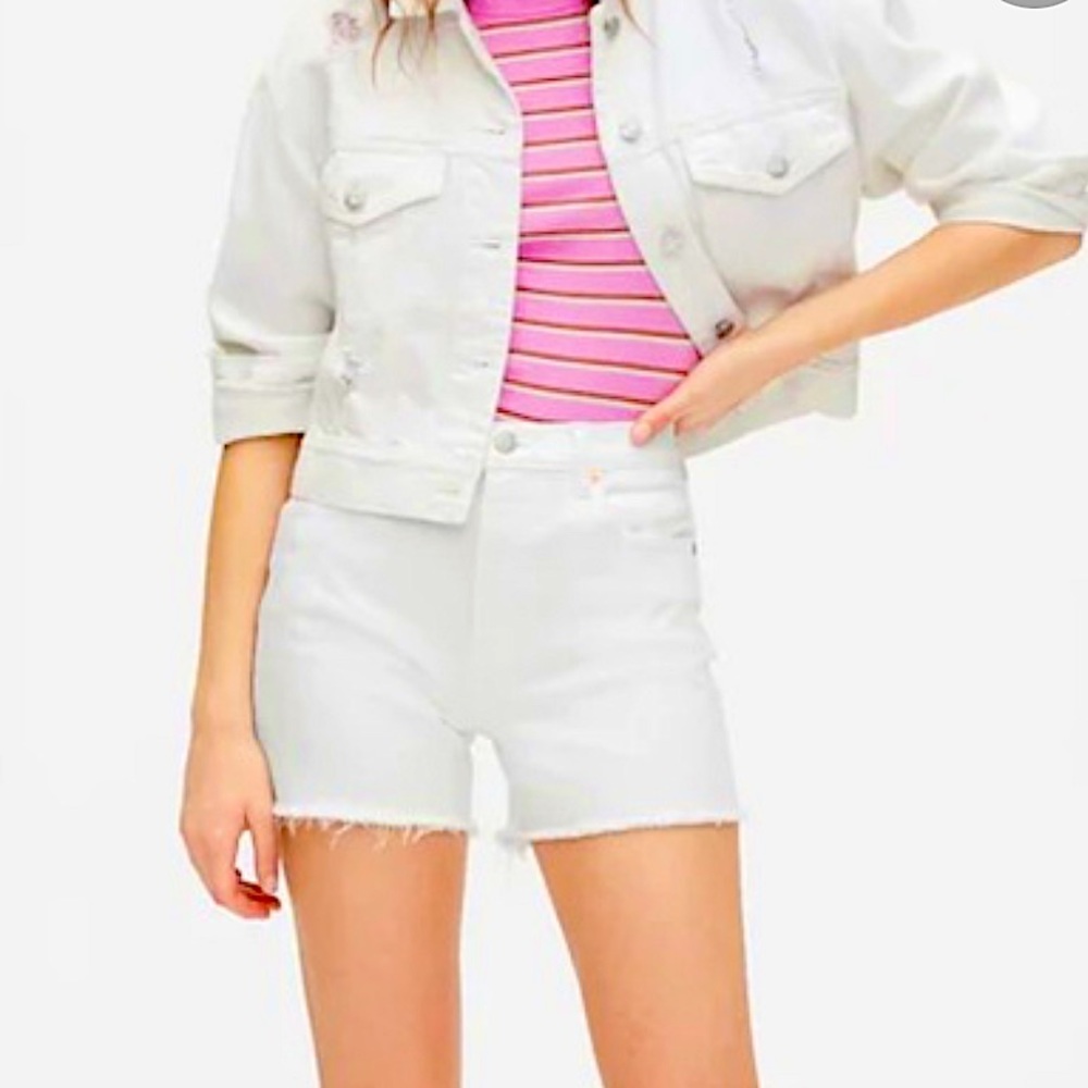 Gap Boyfriend Shorts White size 26